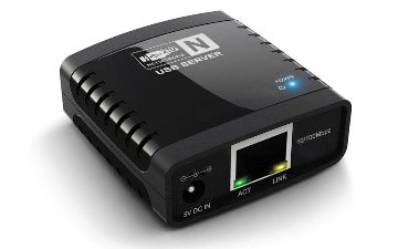 Sabrent USB 2.0 Server Sharedevice Network Hub PS-8697 Pilote