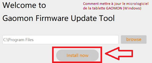 Comment mettre à jour le micrologiciel de la tablette GAOMON (Windows)