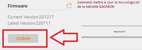 Comment mettre à jour le micrologiciel de la tablette GAOMON (Windows)