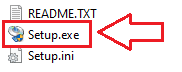 Ouvrez ce dossier, puis double-cliquez sur [Setup.exe]